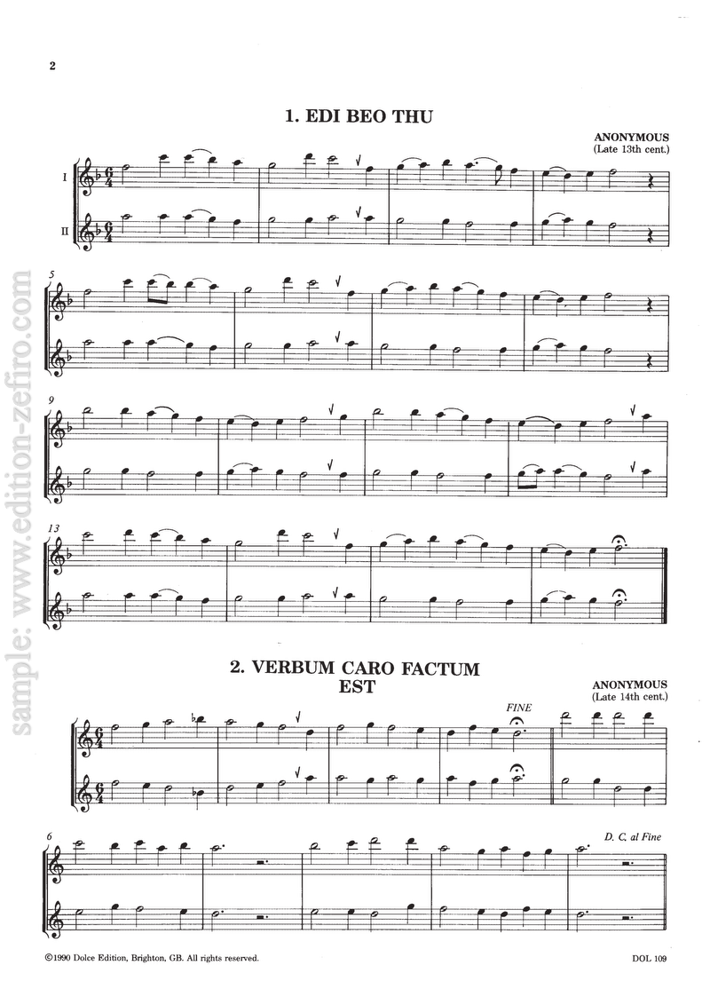 The Duo Collection for 2 alto recorders