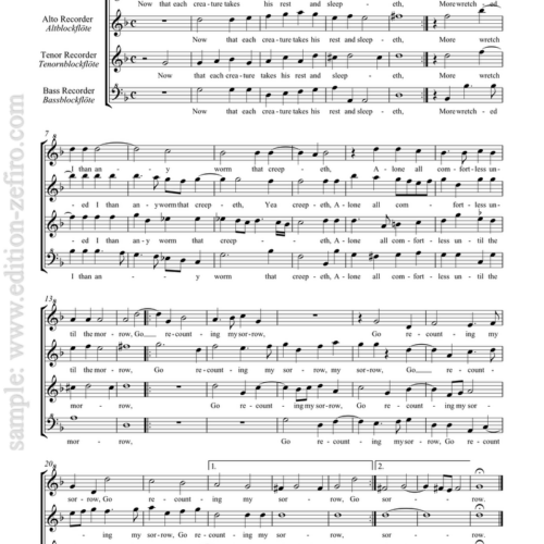 English Madrigals, volume 2 (recorder quartet)