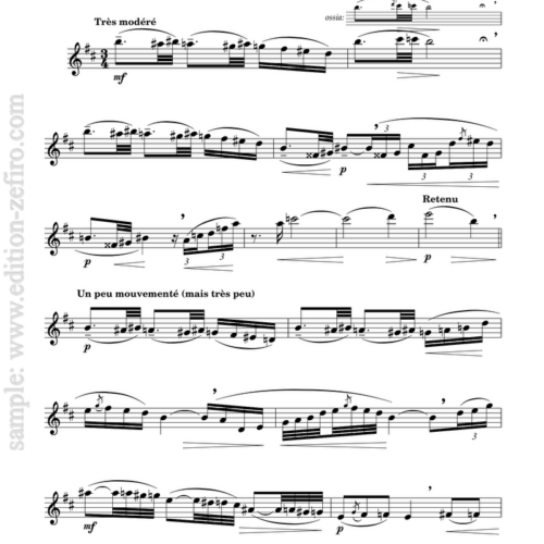 Syrinx (1913) For solo recorder (alto / tenor) : Claude Debussy