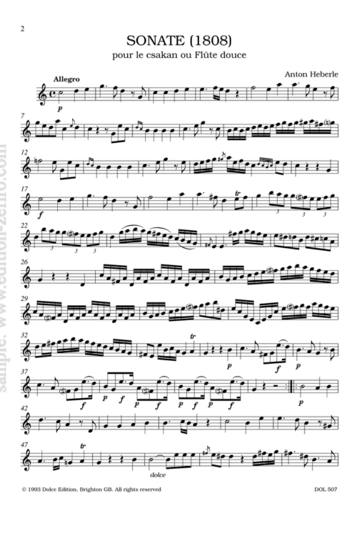 Sonata (1808) : Anton Heberle