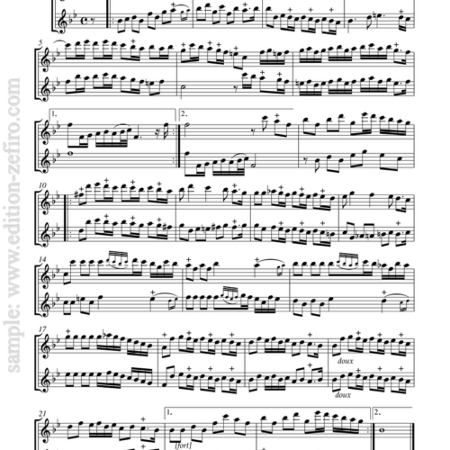 Complete Duos, volume I (suites I-V) : Michel de La Barre