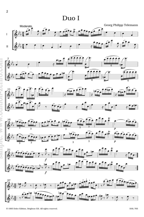 Telemann - The Berlin Duos