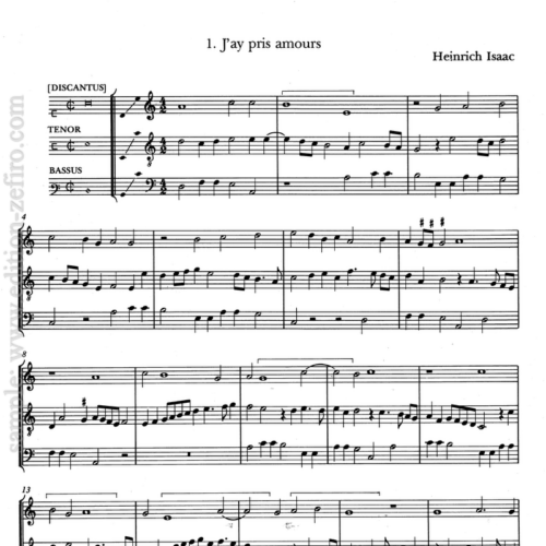 Heinrich Isaac - 7 Instrumental Pieces