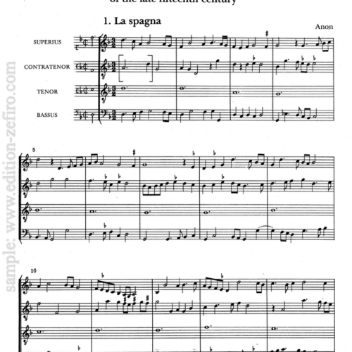 4 Instrumental Pieces of the late fifteenth century