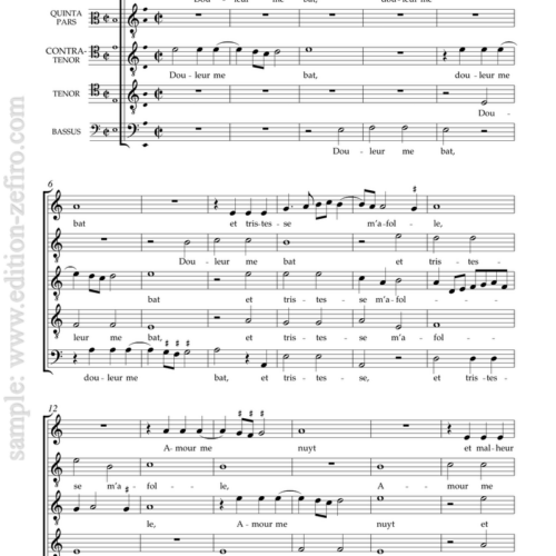 Josquin des prés - Four Chansons