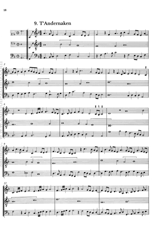 Obrecht - 13 Pieces for three/four instruments + voices