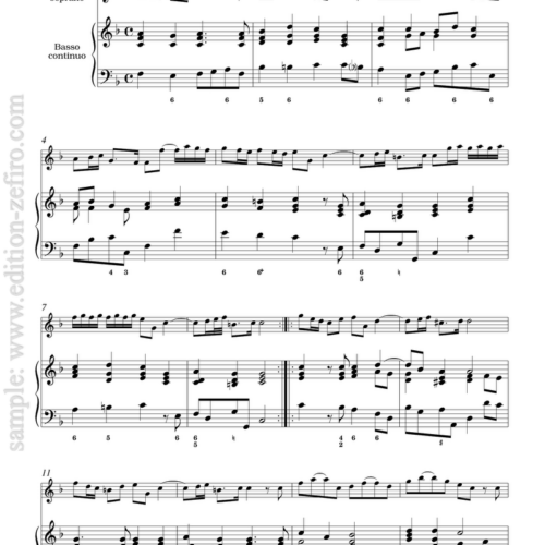 Sonata in F major: William Babell