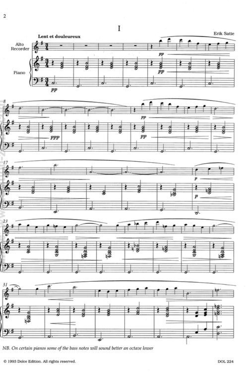 Eric Satie - Trois Gymnopedies