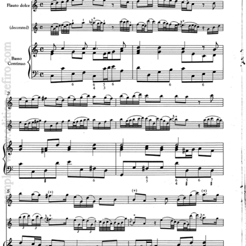 Sonata Metodiche No. 6: Georg Philipp Telemann