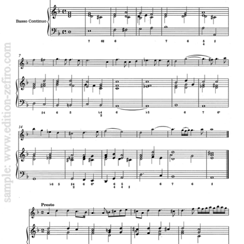 Four Sonatas for alto recorder: Jacques Paisible