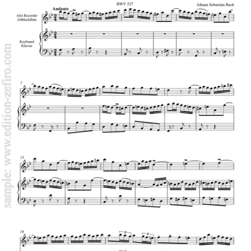 Six Sonatas volume 2, Sonatas 3-4: Johann Sebastian Bach