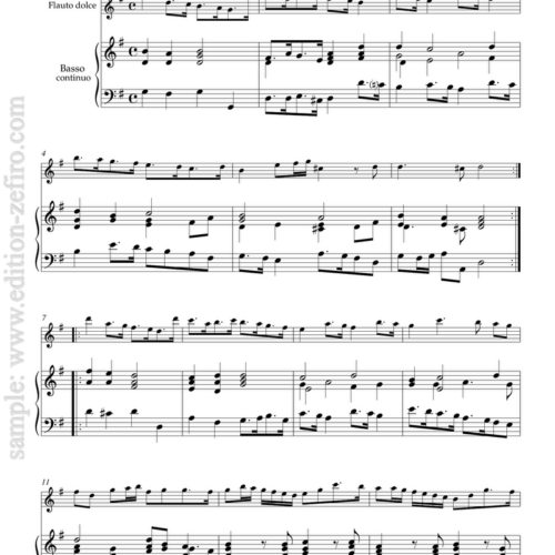 Solo in G (for recorder): Andrew Parcham