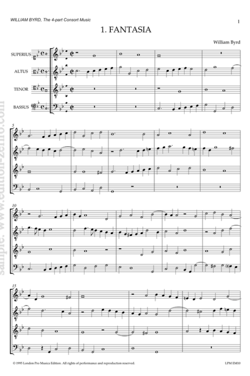 The four part consort music : William Byrd