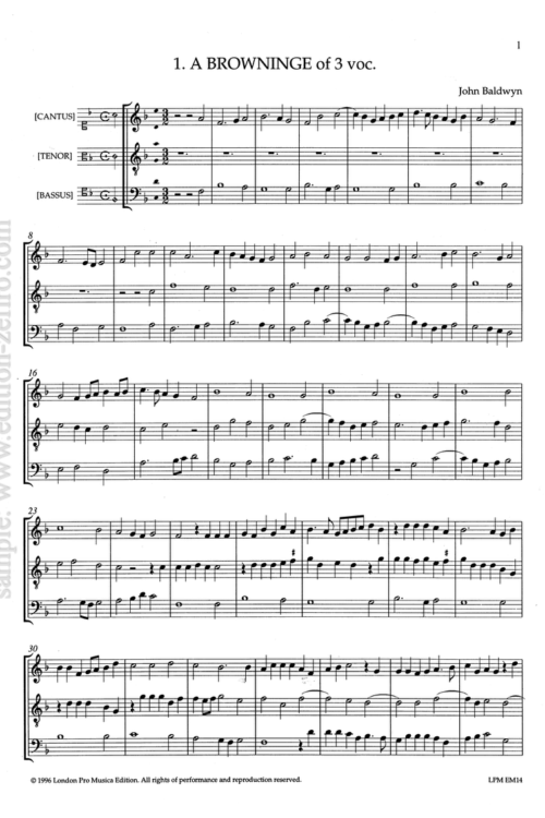 2 Pieces for 3 instruments : John Baldwyn