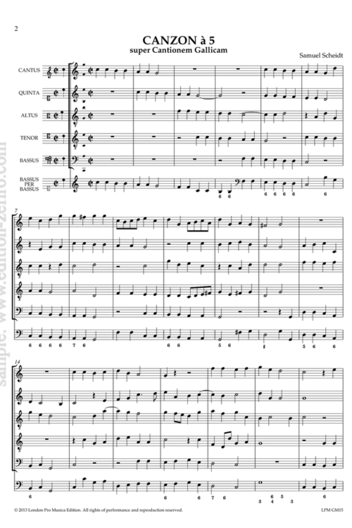 Canzon super Canticem gallicam