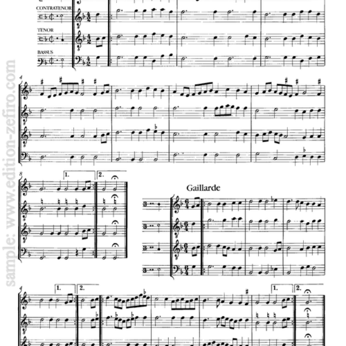 Sixiesme Livre de Danceries