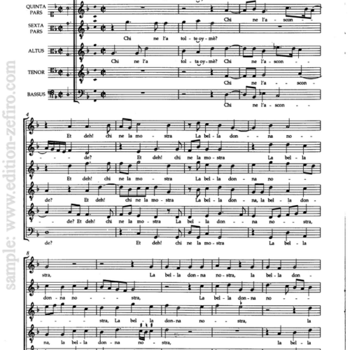 2 Madrigals from the Florentine intermedii: Francesco Corteccia