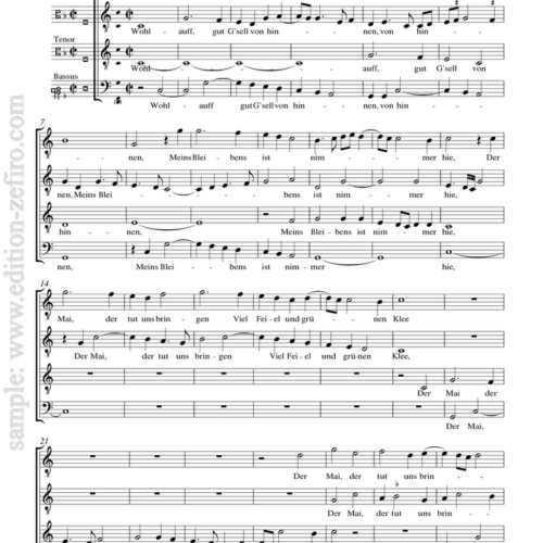 German songs of the early 16th century.