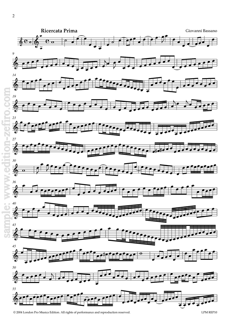 Bassano - 8 ricercari