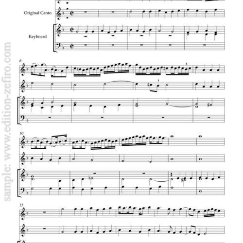 Canzon La Porcia : Francesco Rognoni