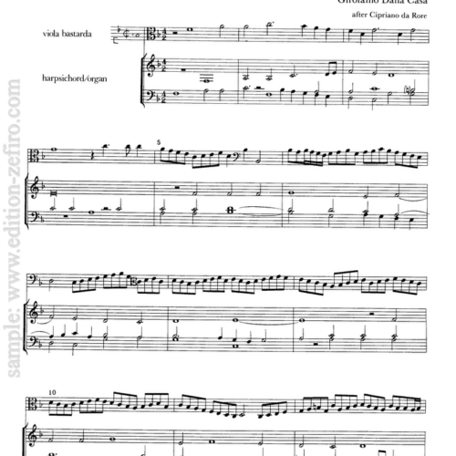 Girolamo Dalla Casa - Madrigali da sonar con la viola bastarda