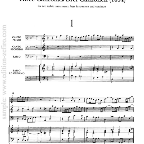 Girolamo Frescobaldi - Three Canzoni à3 (1634)
