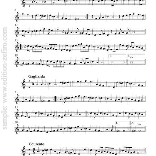 Banchetto Musicale (set of string parts): Johann Hermann Schein