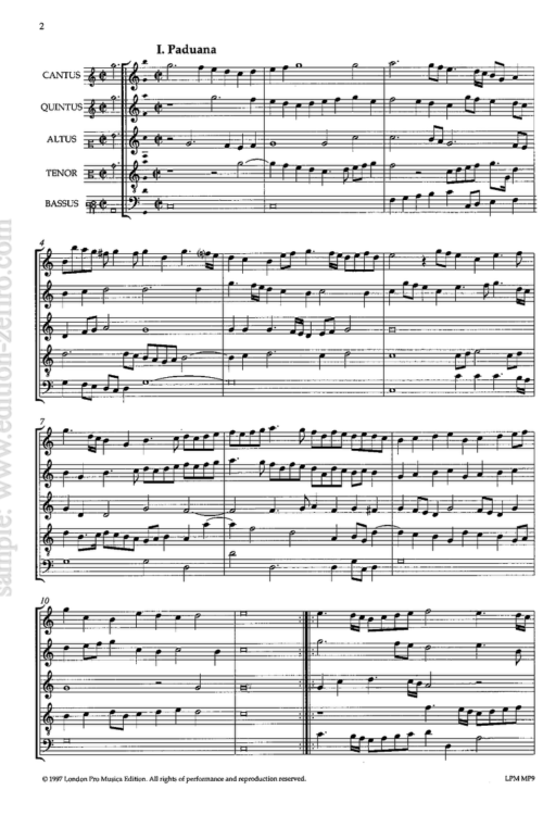 Opus newer Paduanen (1617) (score): Thomas Simpson