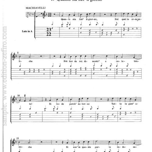 Intavolatura de li Madrigali di Verdelotto da canter et sonars net lauto (1536)