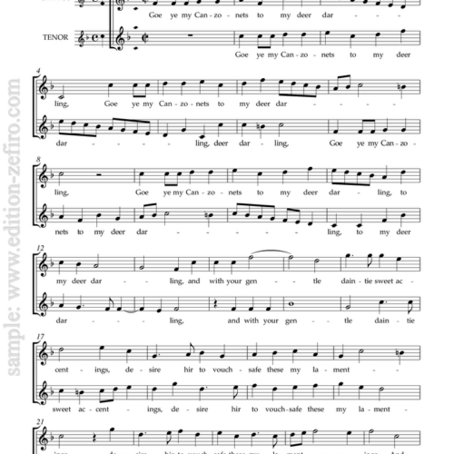 Thomas Morley - First Book of Canzonets to two voyces