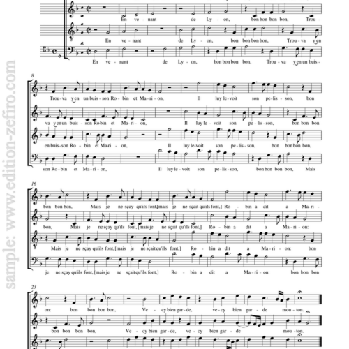 Motetti novi e chanzoni franciose a quatro sopra doi