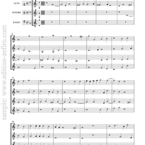 Cesario Gussago - Five Sonatas à4