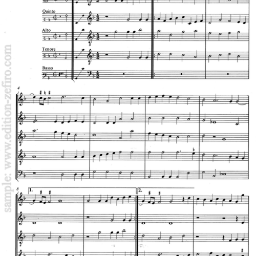 3 Canzoni à5 : Claudio Merulo