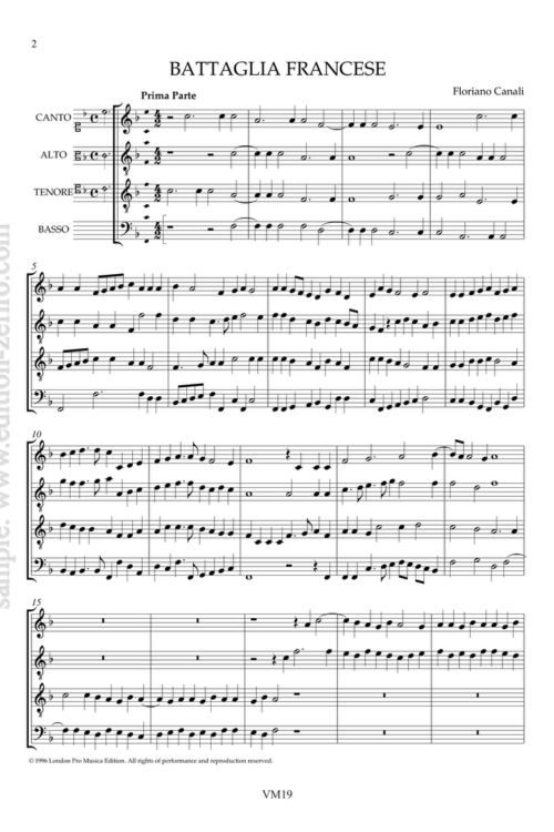 Floriano Canali - Battaglia francese