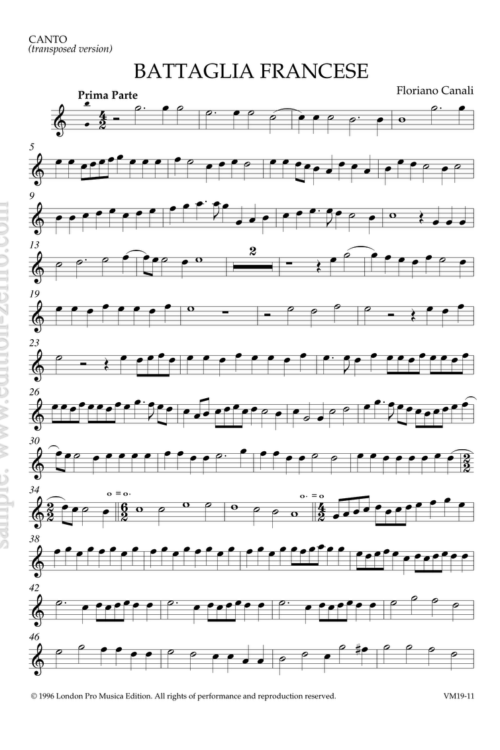 Floriano Canali - Battaglia francese (set of high parts)
