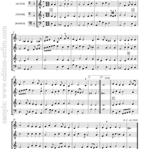 Italian Dances for four instruments