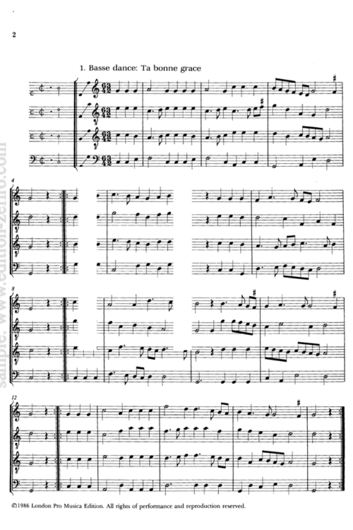29 dances from Musicque de Joye - c.1545