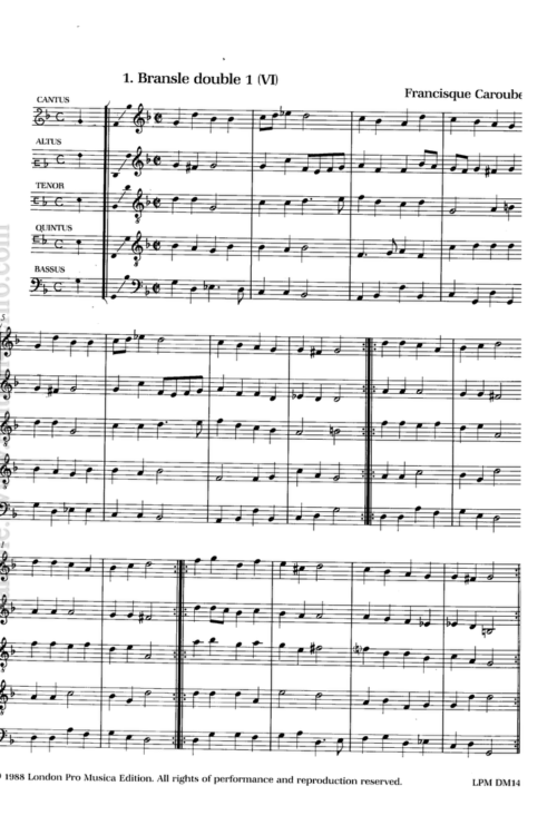 Michael Praetorius - Dances from Terpsichore Volume 4