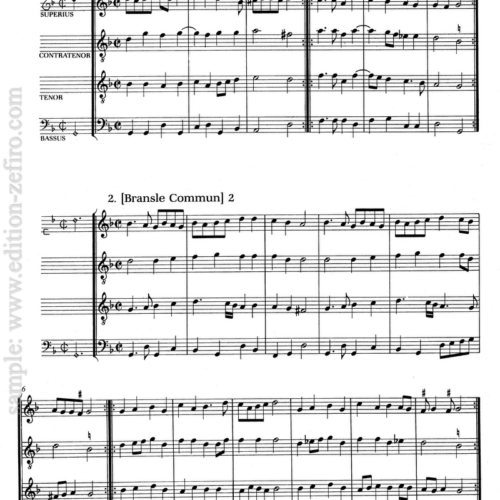 Premier Livre de Danseries (1559) - Jean d'Estrée