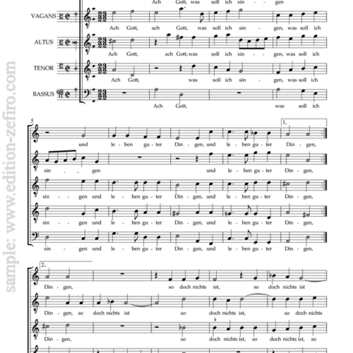 Leonhard Lechner - Two Lieder