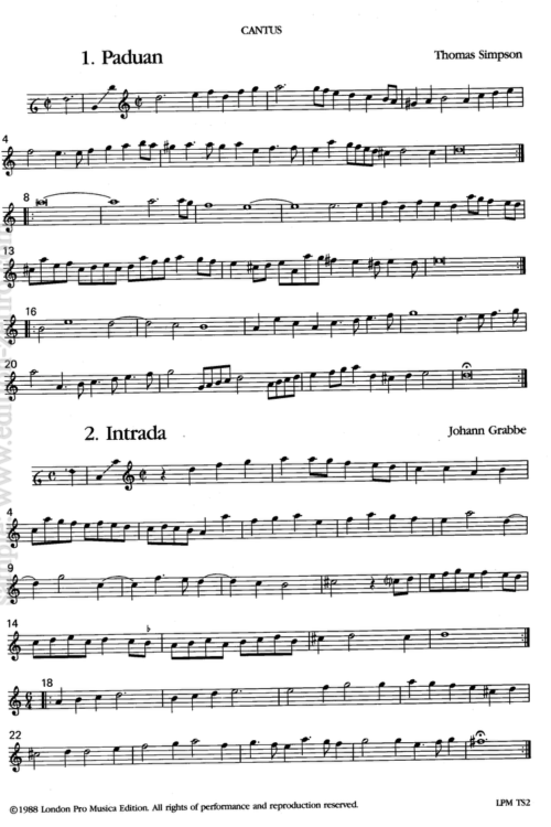 Taffel Consort 1621 - complete set