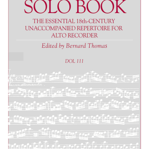 Baroque Solo Book for Alto Recorder