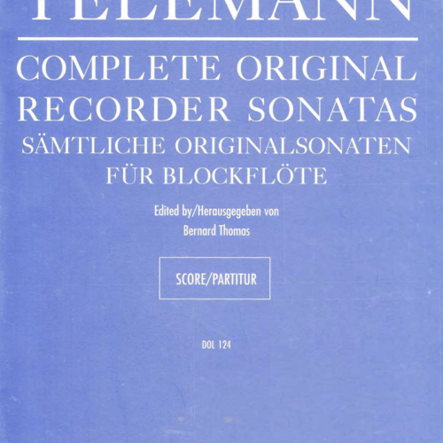 Georg Philipp Telemann - Complete Original Recorder Sonatas