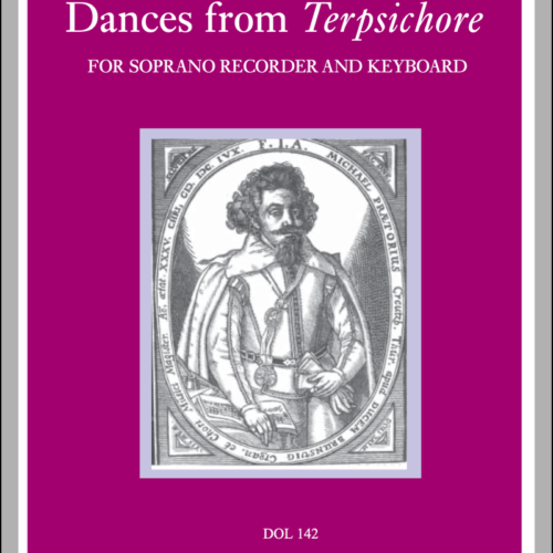 Cover page for Praetorius Dances from Terpsichore for Soprano Recorder and Keyboard