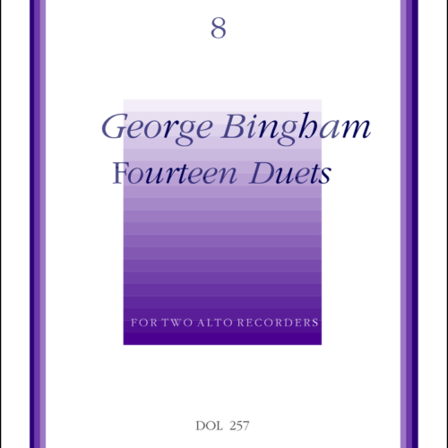 George Bingham - Fourteen Duets for Two Alto Recorders